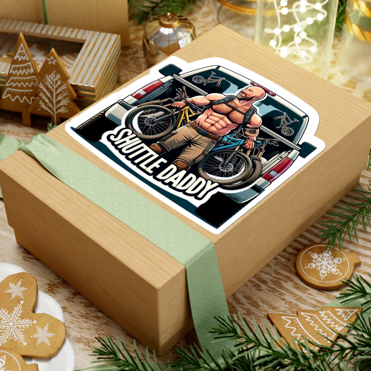 Shuttle Daddy Stickers